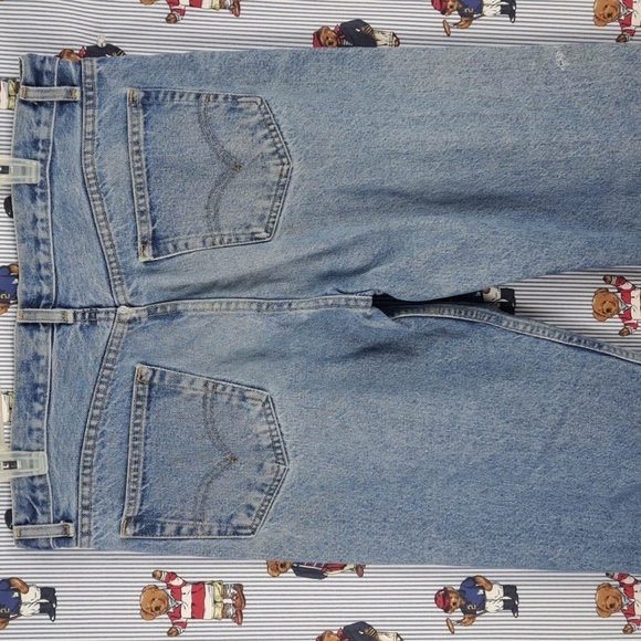 Vintage 90s Levi's 501 Women's Light Wash straight leg distressed fade jeans - Picture 1 of 7